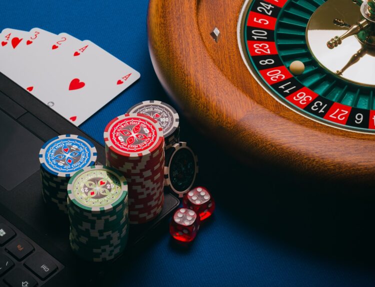 playing cards on brown wooden table